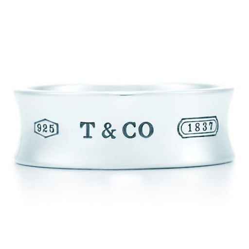TIF837324851837 series light gold letter medium ring 11#
