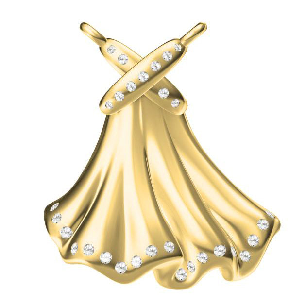 SM-383976 skirt cross head pendant