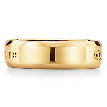 TIF29431400 light gold cut noodle ring