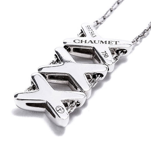 SM-834049 Cross chain pendant three-prong pendant