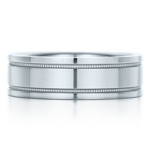 TIF12005992 light gold flat inner row of beads ring