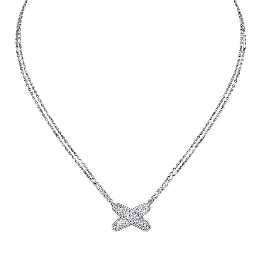 SM-081828 Cross full of diamond pendant