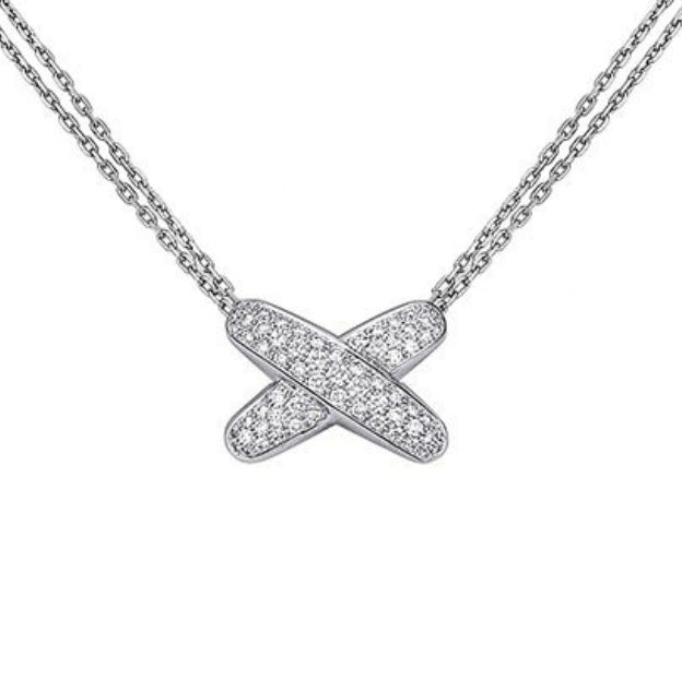 SM-081828 Cross full of diamond pendant