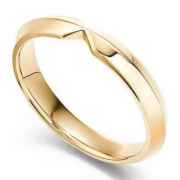 TIF11753778 light gold pointed sword shaped bar ring 13#