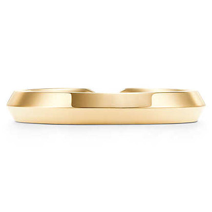 TIF11753778 light gold pointed sword shaped bar ring 13#