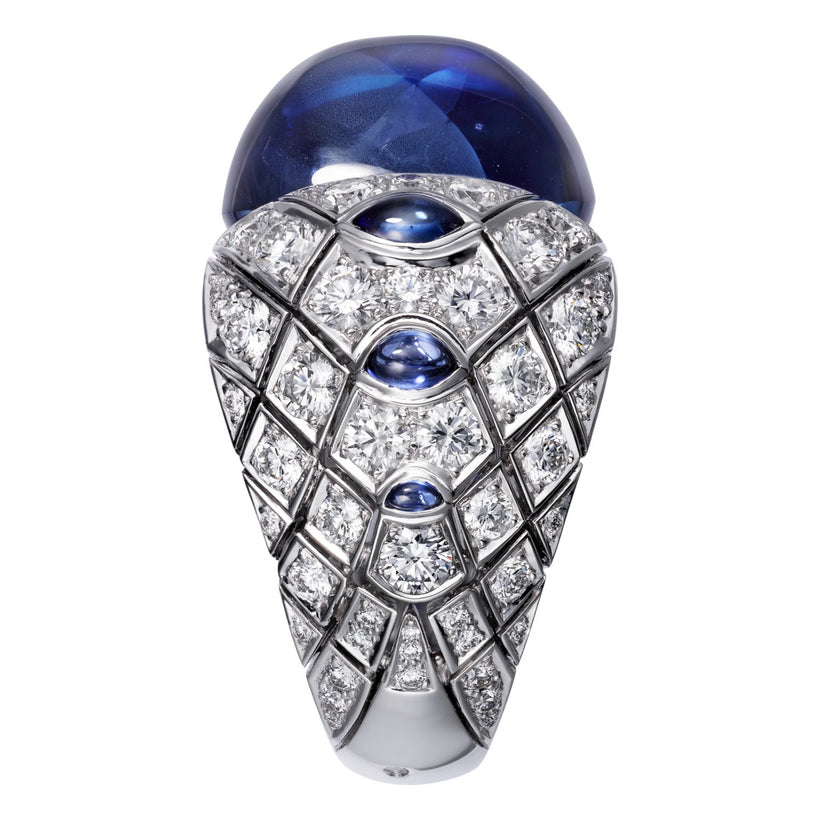 KDY-H4268700 wide arm ring with colored gemstones