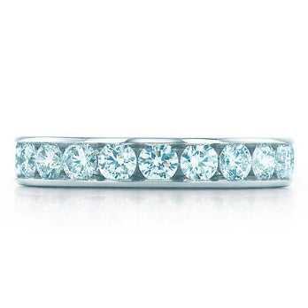 TIF20961117 full diamond channel inlaid strip ring