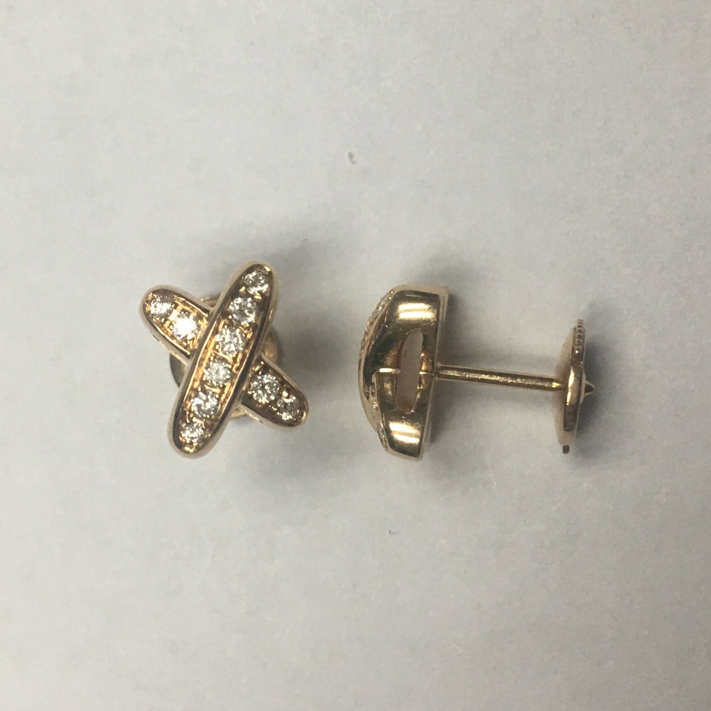 SM-EW573372 cross earrings forked earrings