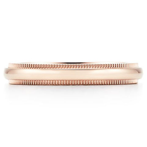 TIF2642942 light gold bead edge gear rack ring