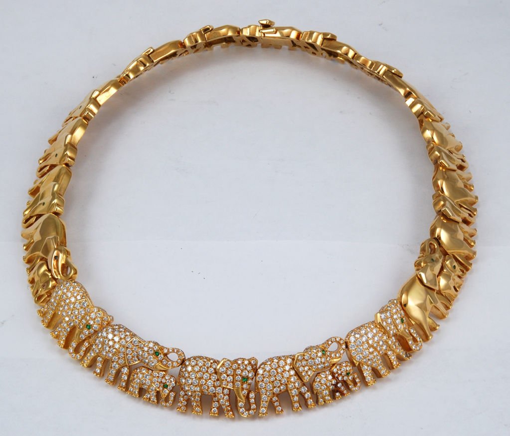 KDY-U7773110 elephant necklace