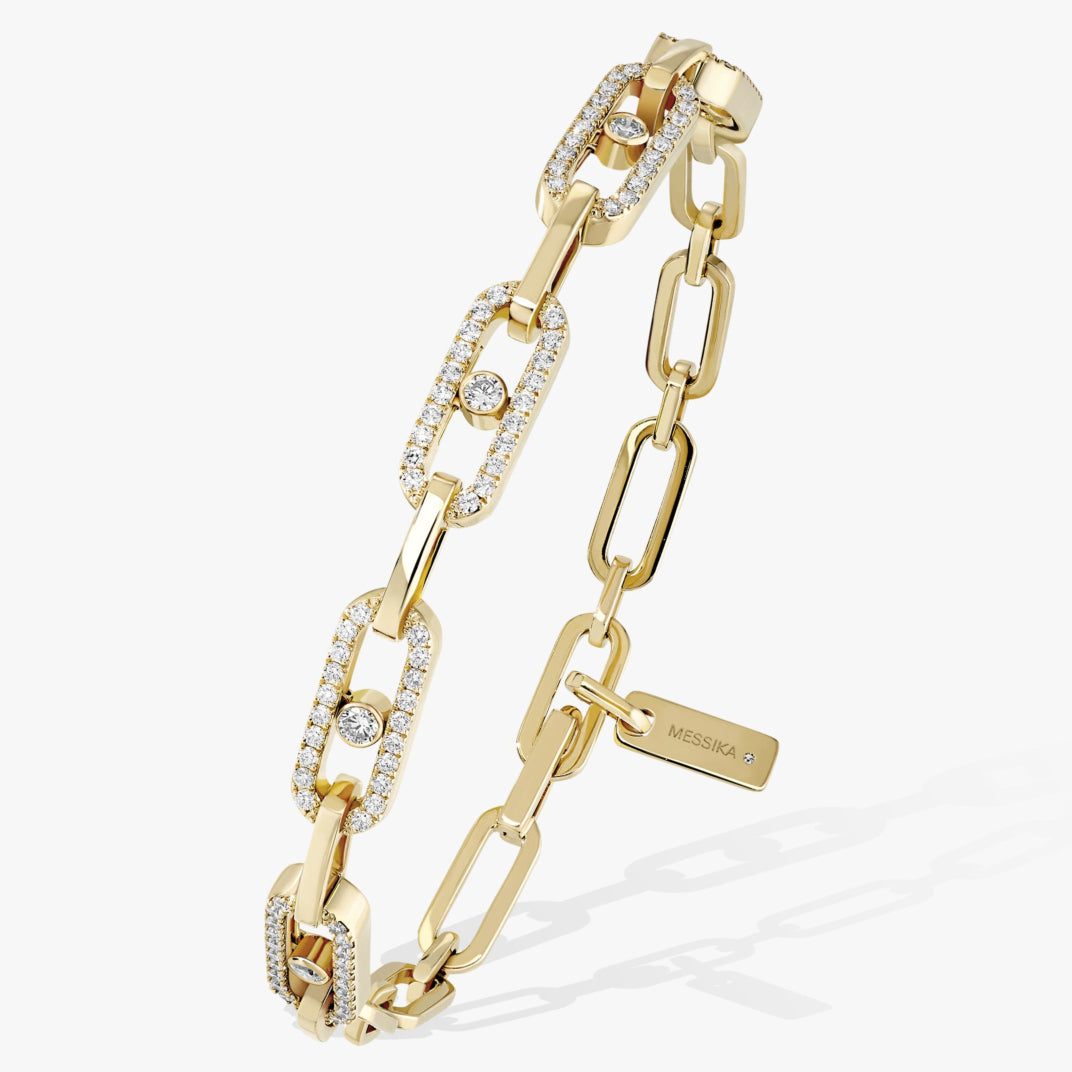 MSK-12187 half diamond activity bracelet