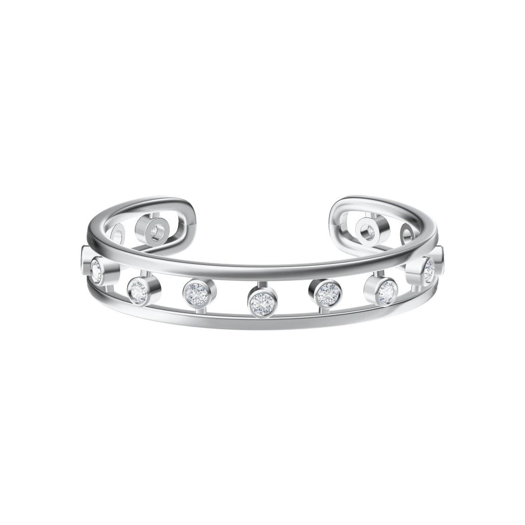 DBES-B7466065 double row diamond bracelet