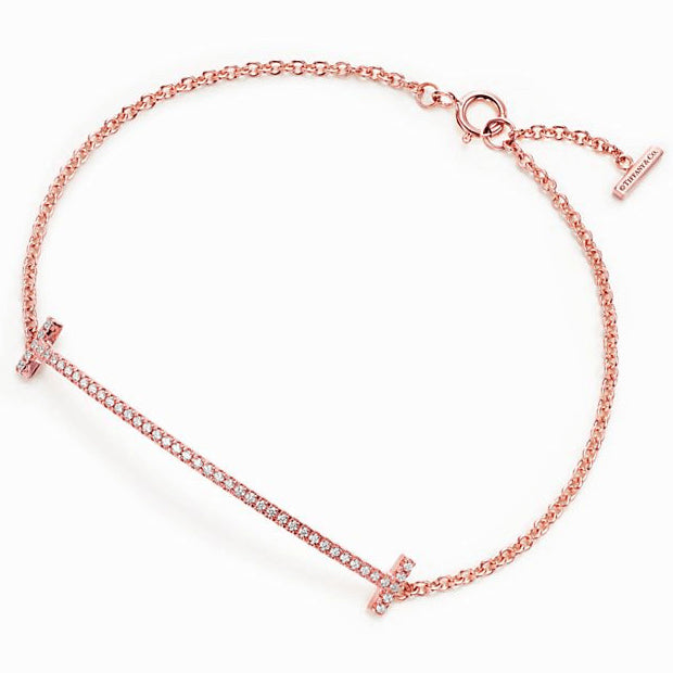 TIF60150751 small smile T-shaped diamond bracelet customer version