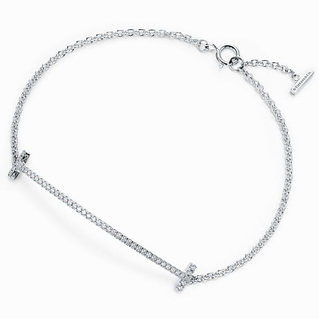 TIF60150751 small smile T-shaped diamond bracelet customer version