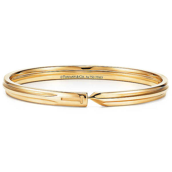 TIF61623332 light gold T key bracelet 17#