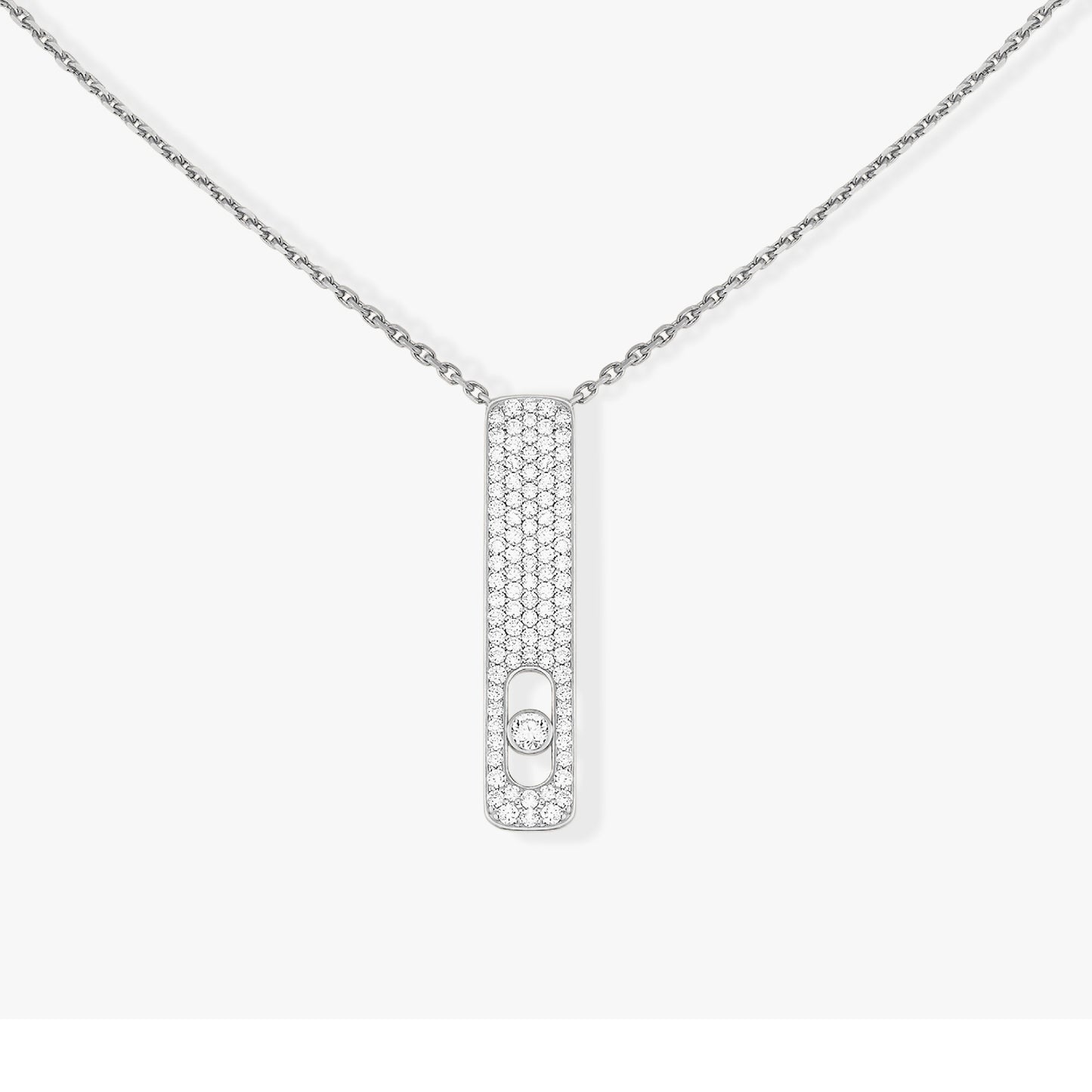 MSK-07520 movable necklace movable chain pendant