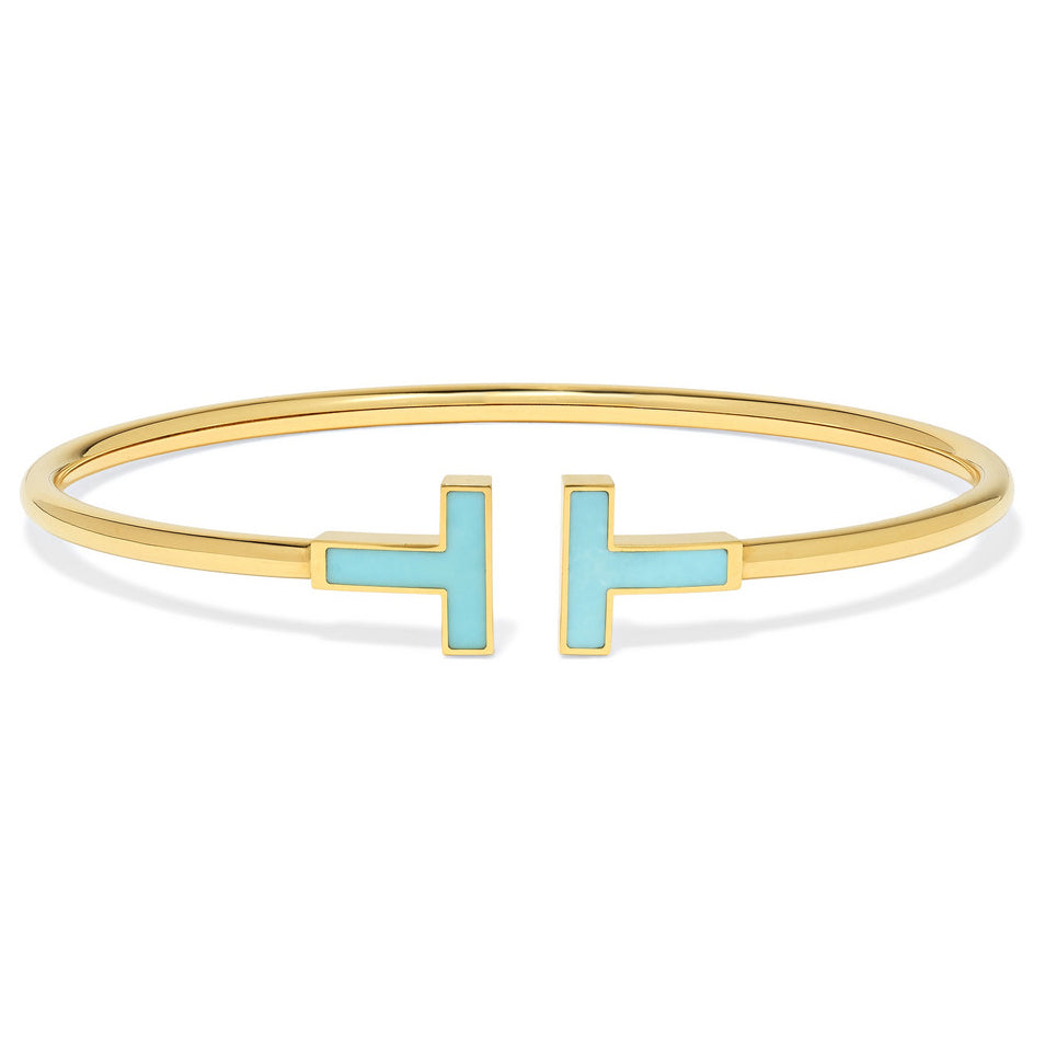 TIF32807761 Double T-shaped agate bracelet 16#