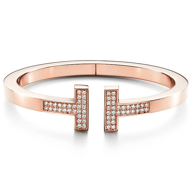 TIF55180819 guest version double-ended T-shaped diamond square bracelet 15#