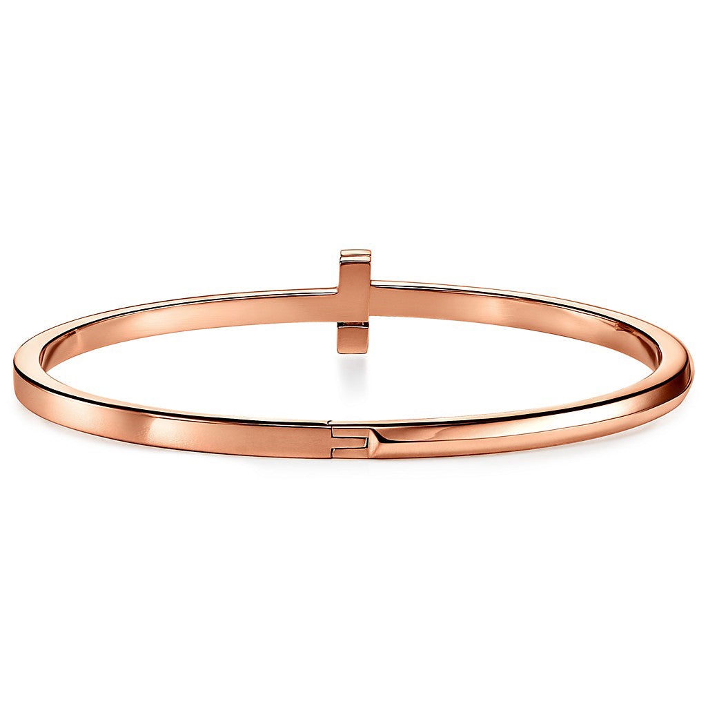 TIF51786471 Light gold sword spine T-shaped bracelet 15.5#