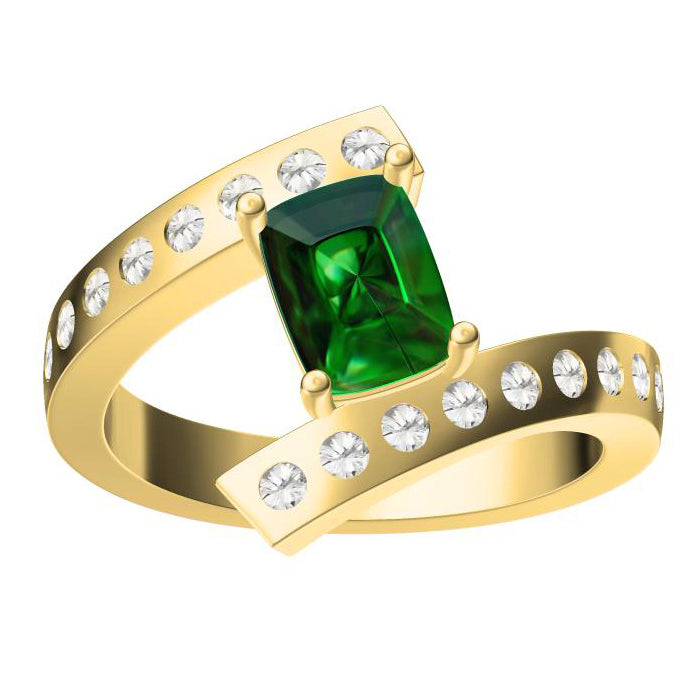 SM-402250 colorful treasure ring