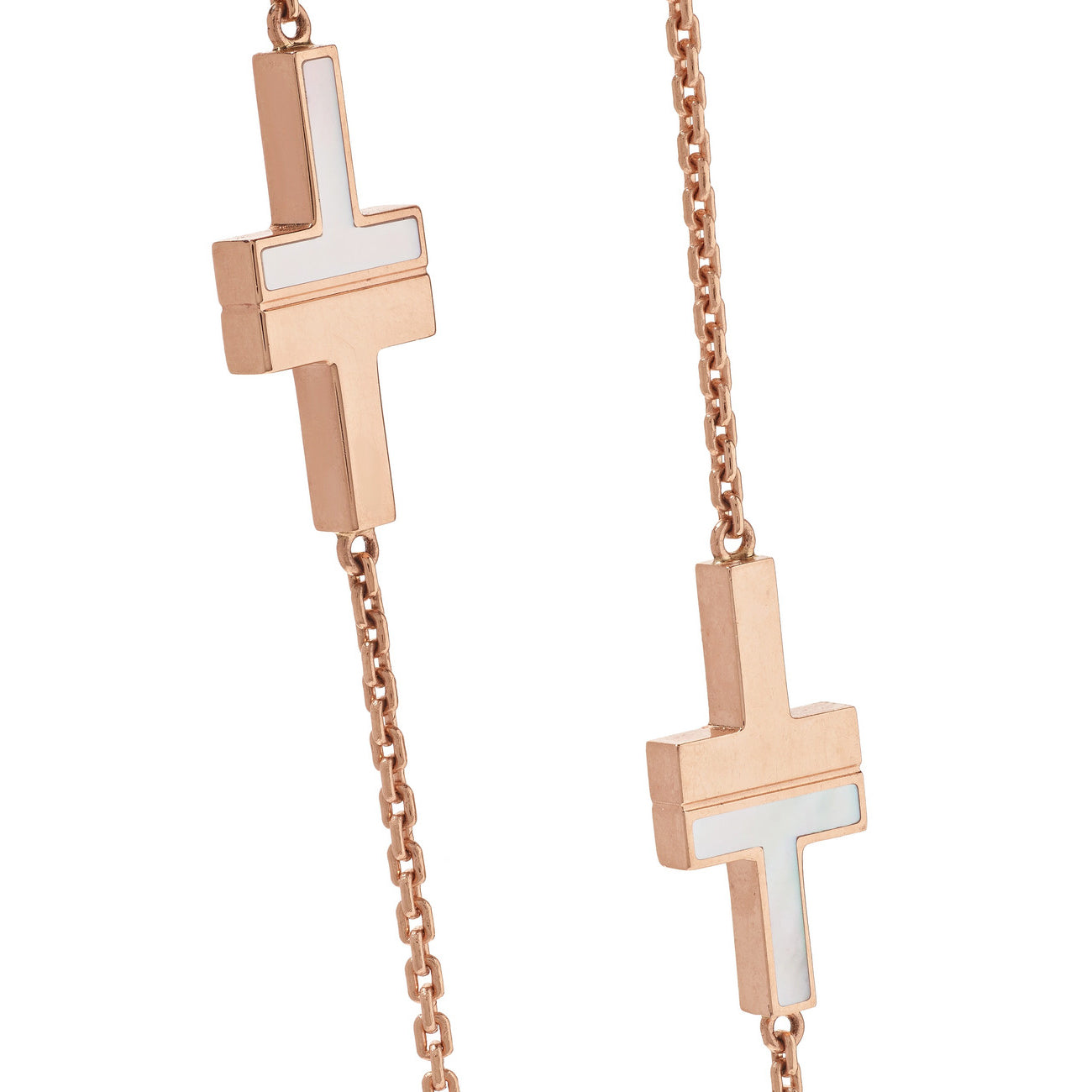 TIF72628366 Agate T-shaped multi-node long necklace