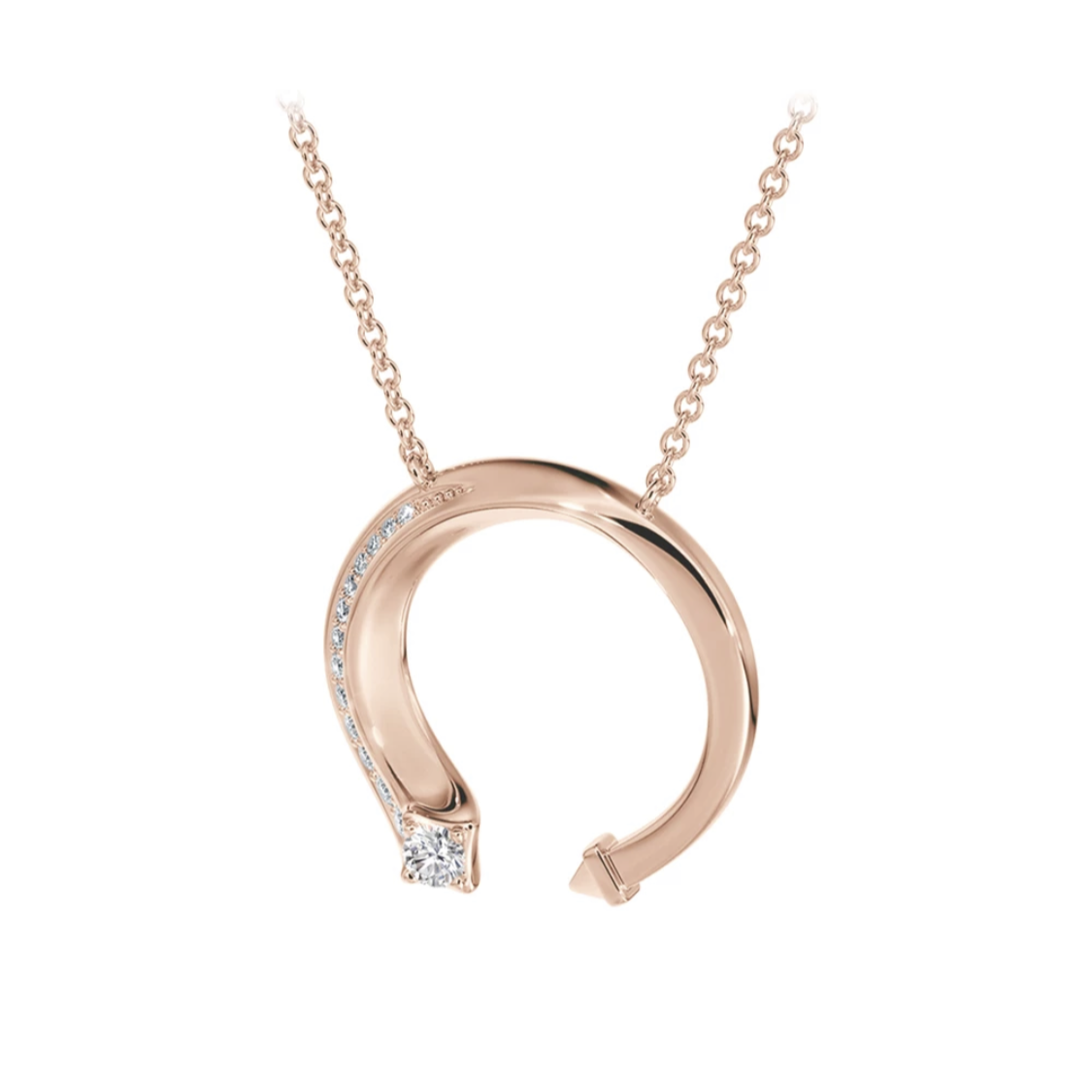 DBES-N9239214 Twisted Spire Open Tie Chain Pendant