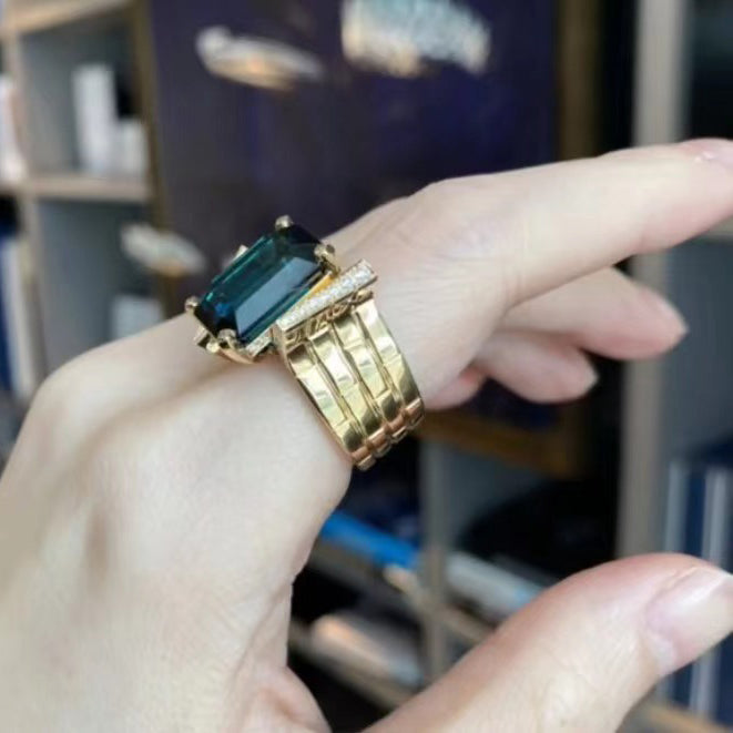SM-835135 colorful treasure ring