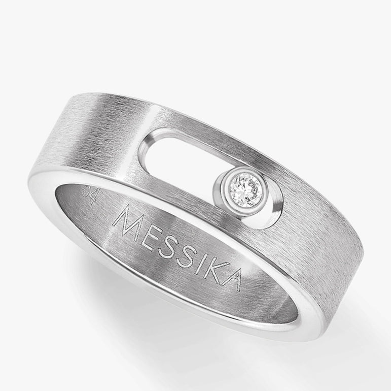 MSK-36287 narrow version light gold movable ring