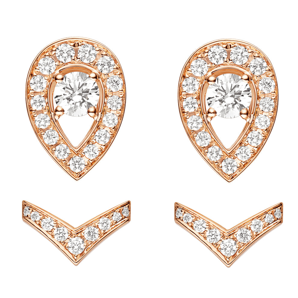 SM-083312 drop-shaped V-shaped earrings
