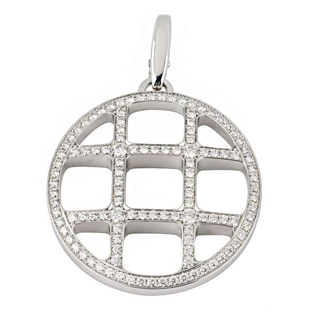KDY-P4480788 Tic Tac Toe Hollow Round Pendant