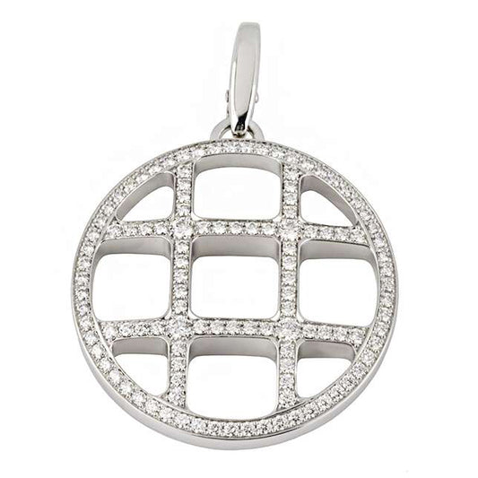 KDY-P4480788 Tic Tac Toe Hollow Round Pendant