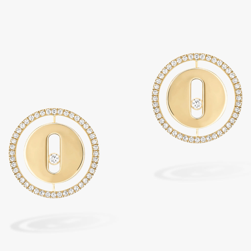MSK-12778 round movable earrings