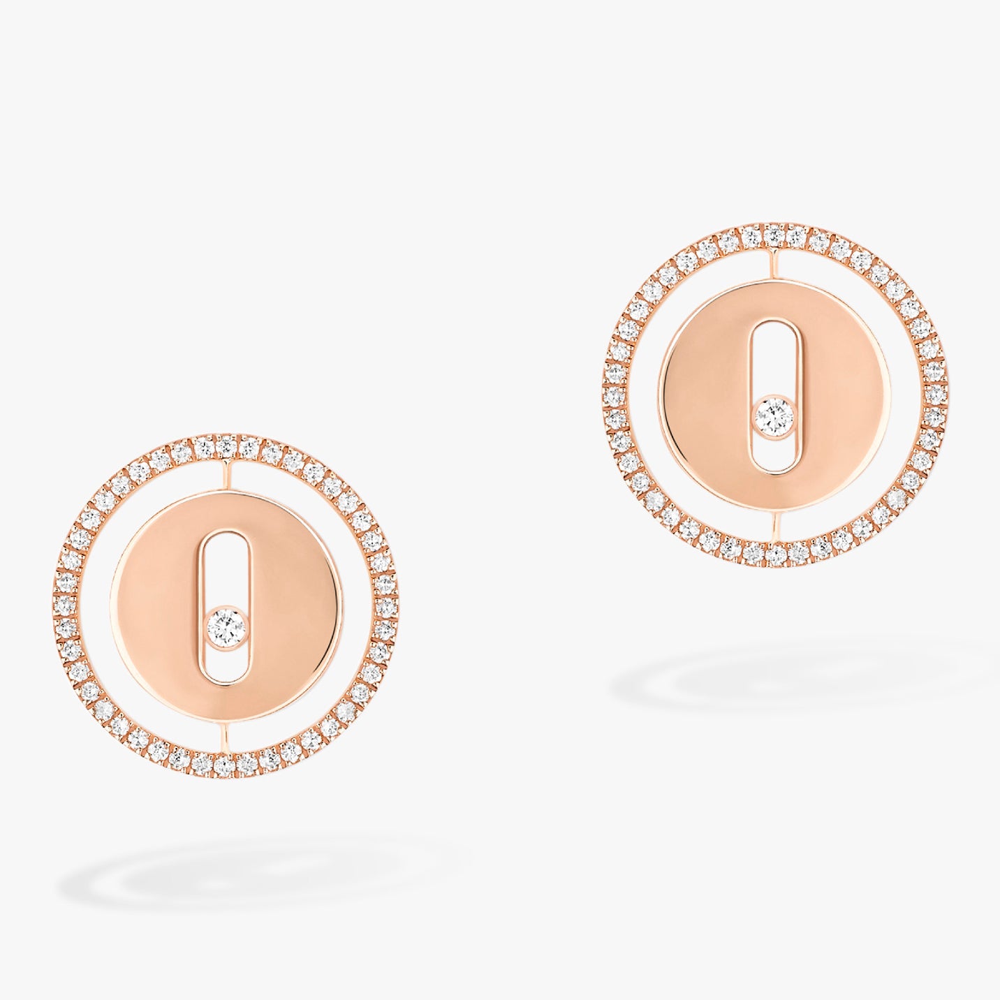 MSK-12778 round movable earrings