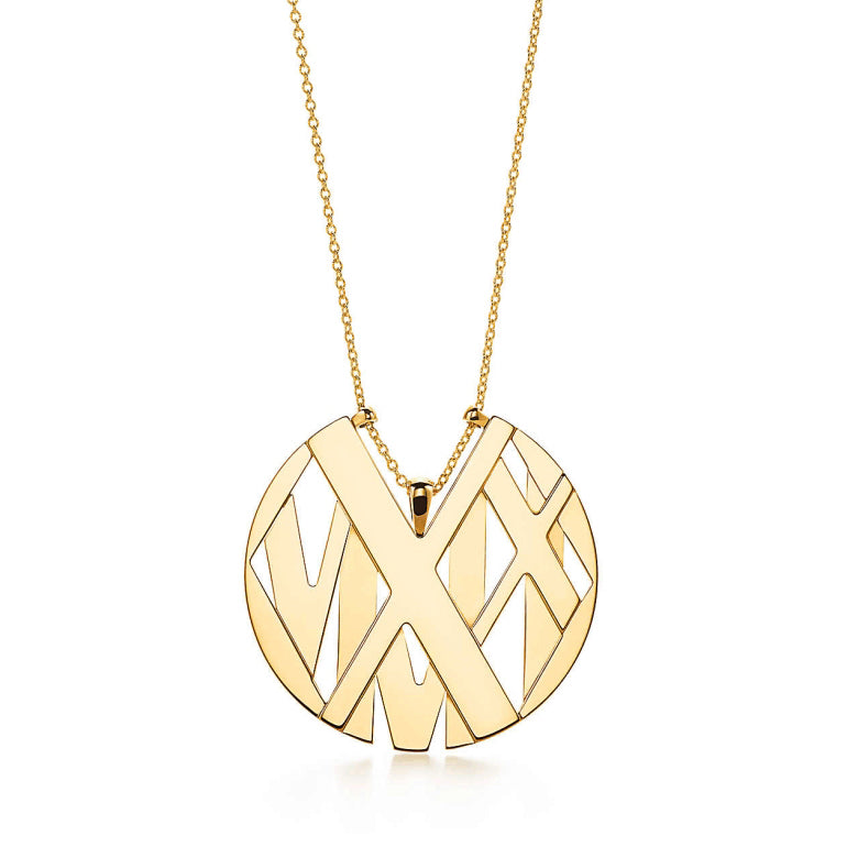TIF77267547XV light gold bark pendant