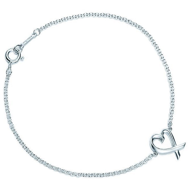 TIF80847260 cross heart light gold bracelet