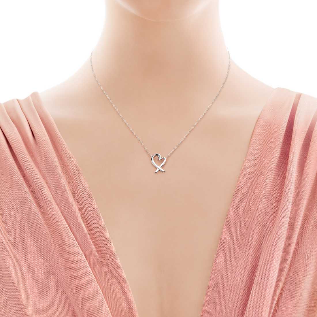 TIF28700749 Large Cross Heart Light Gold Pendant
