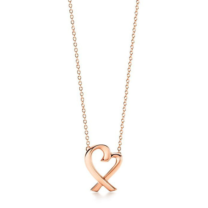 TIF28700749 Large Cross Heart Light Gold Pendant