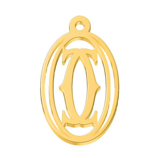 KDY-A1259648-LOGO double C pendant-5
