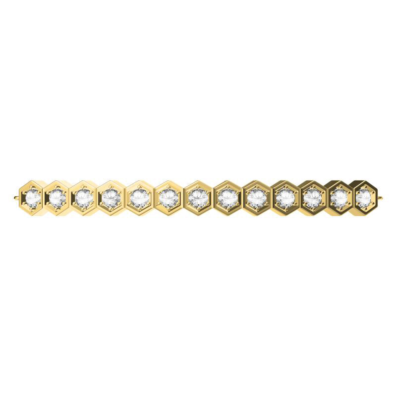 SM-233251 honeycomb bracelet with diamonds