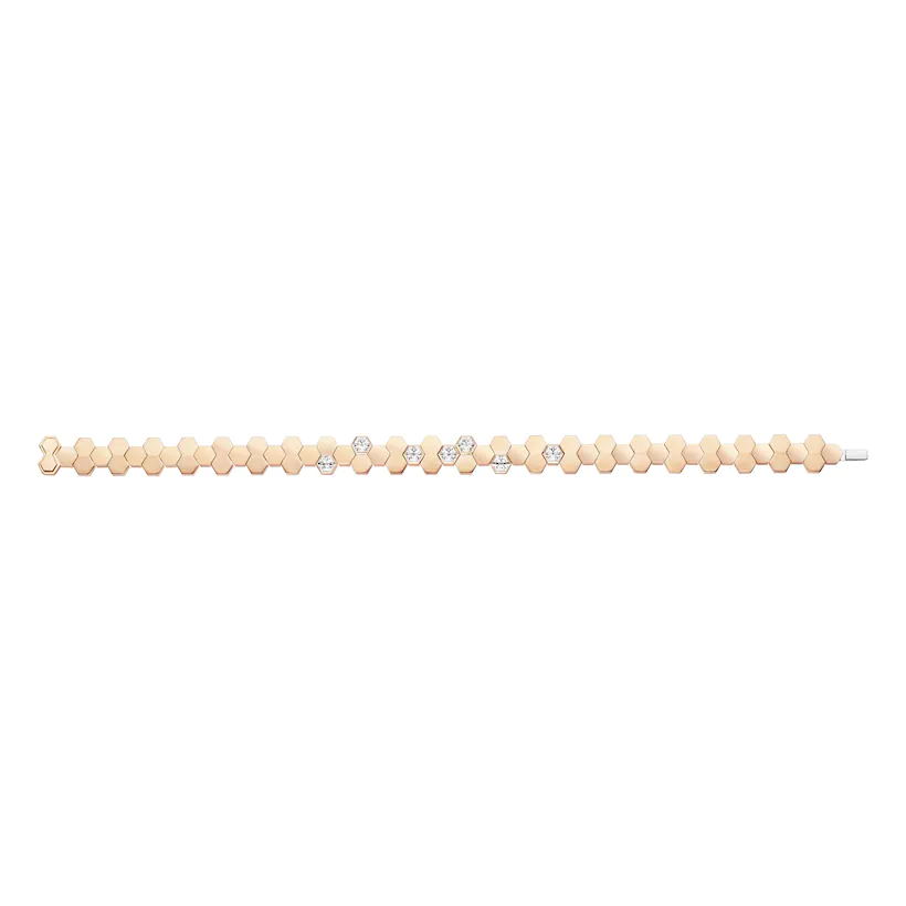 SM-615012 Honeycomb Half Diamond Bracelet (170mm)