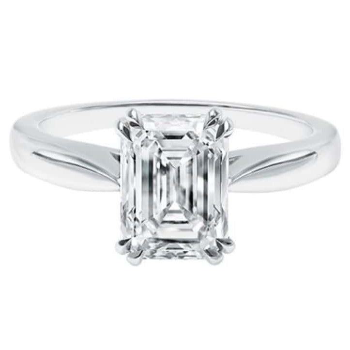 TIF8339748 double four hook small octagonal diamond ring 9#