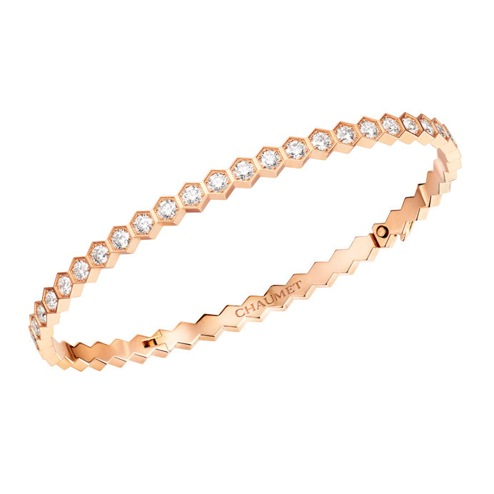 SM-083434 Honeycomb half-full diamond guest version bracelet