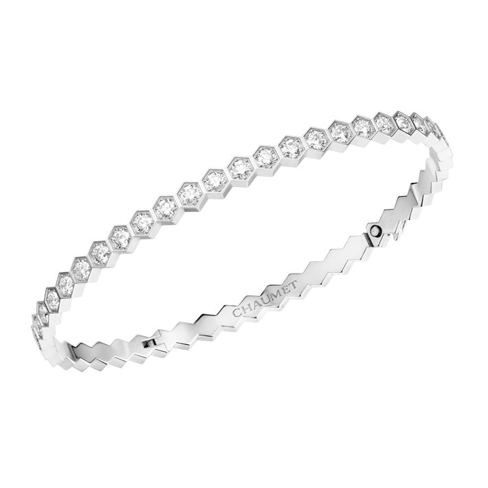 SM-083434 Honeycomb half-full diamond guest version bracelet