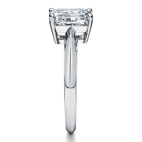 TIF5438910 Cross four-prong small octagonal diamond ring 8#