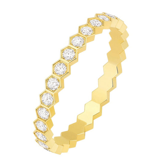 SM-081935 Honeycomb full diamond ring customer version