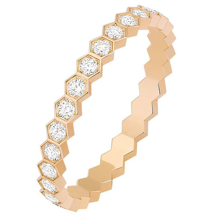 SM-081935 Honeycomb full diamond ring customer version