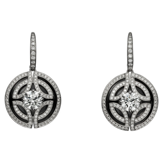 KDY-N8515040 marquise braided earrings and ear clips