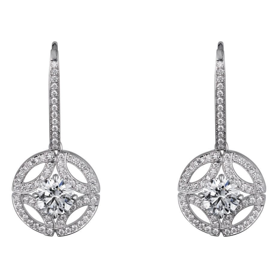 KDY-N8515038 marquise braided ear clips