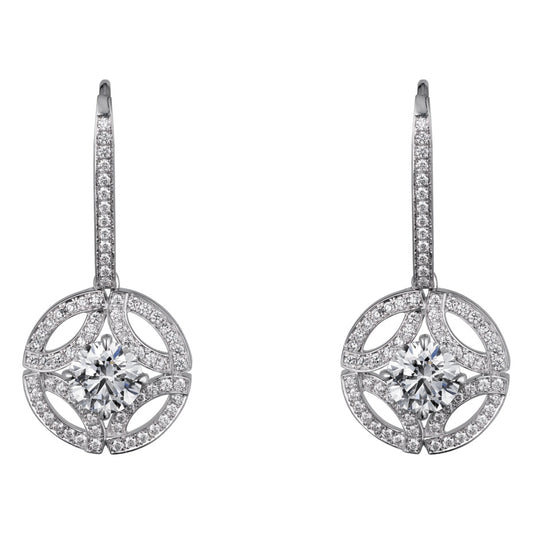 KDY-N8515038 marquise braided ear clips