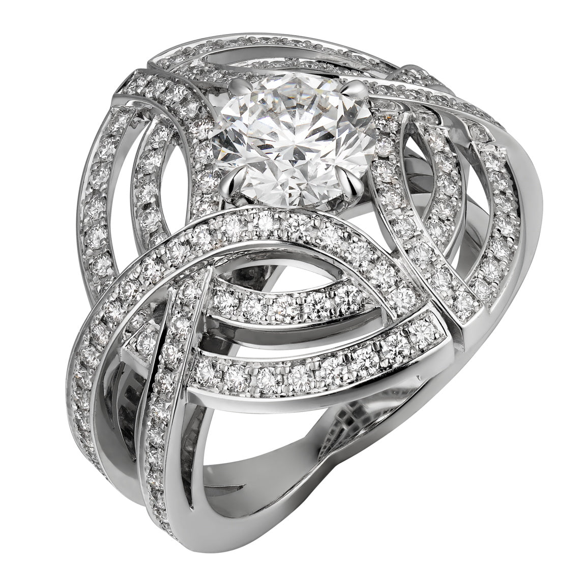 KDY-N4745600 marquise braided ring